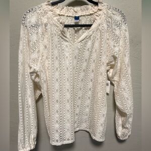 $5 SALE! 🔥 Lace Top by Old Navy